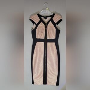 Jax Black and Pink Mini Dress